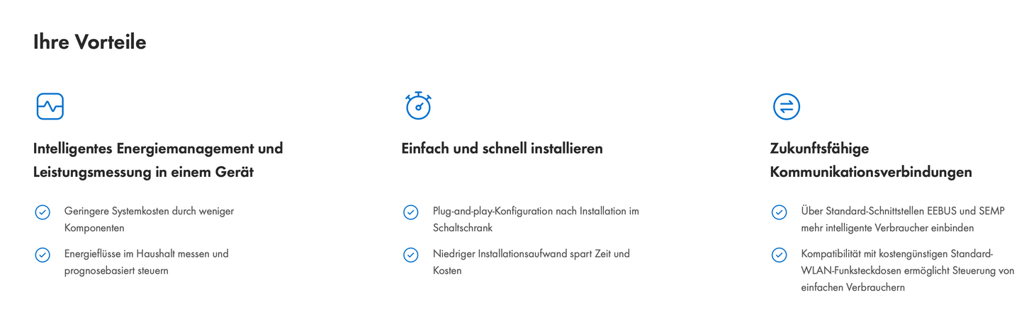 SMA Sunny Home Manager 2.0 HM-20 Schaltzentrale