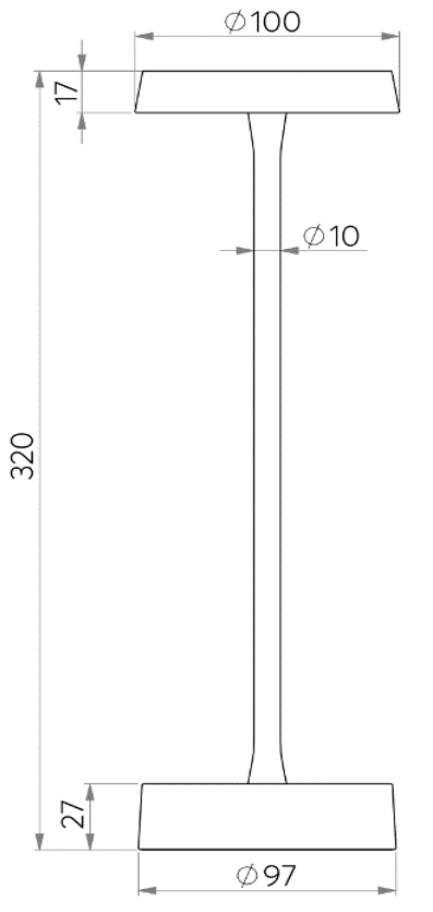 Table Lamp Air Anthrazit 100551 9