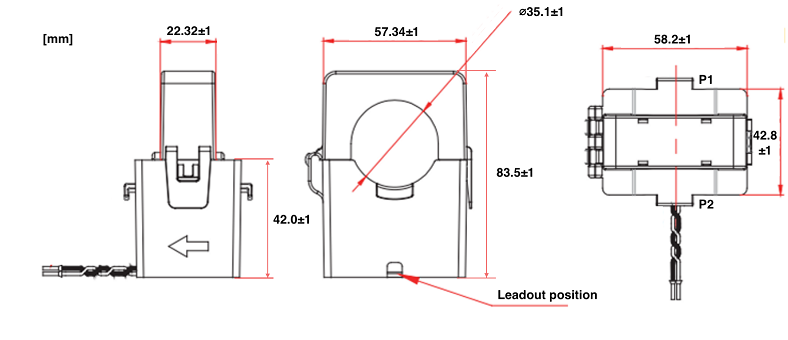 5A Stromwandler 400A 35mm (3 Stk.) 100678 4