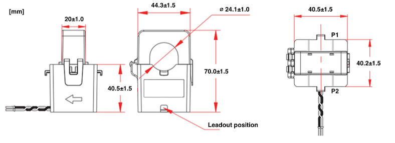5A Stromwandler 200A 24mm (3 Stk.) 100679 4