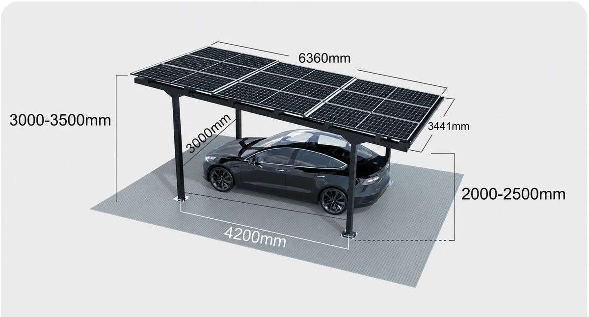 GoodWe Vela-Serie | Solare Carport-Lösung