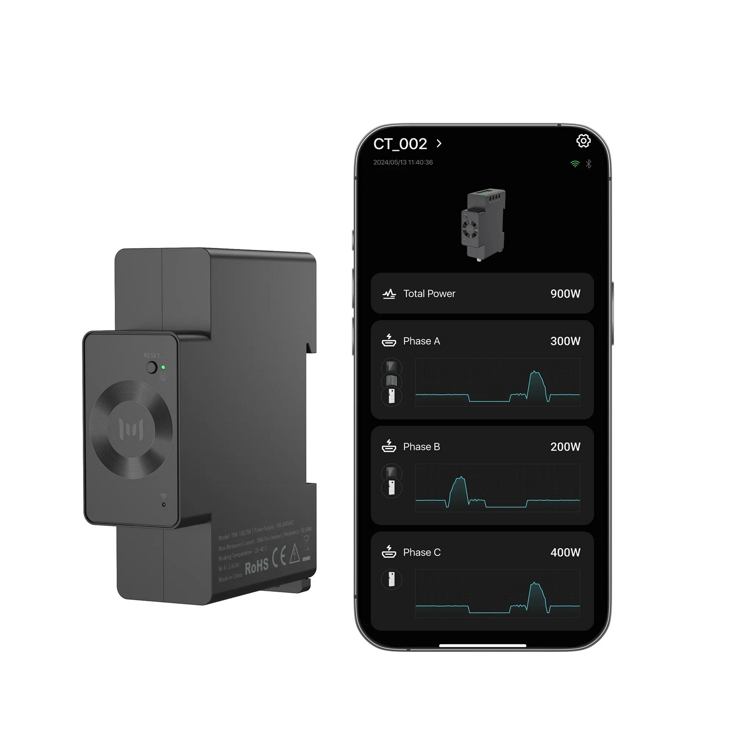 Marstek Smartmeter CT002 für MARSTEK Batteriespeicher