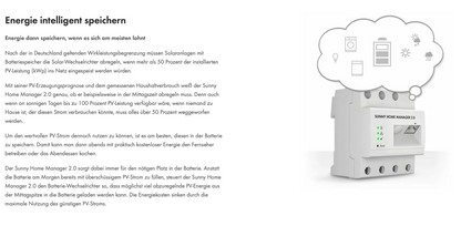 SMA Sunny Home Manager 2.0 HM-20 control center