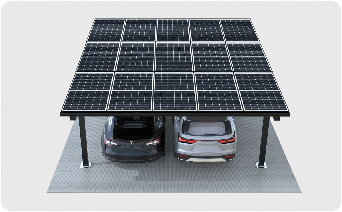 GoodWe Vela-Serie | Solare Carport-Lösung