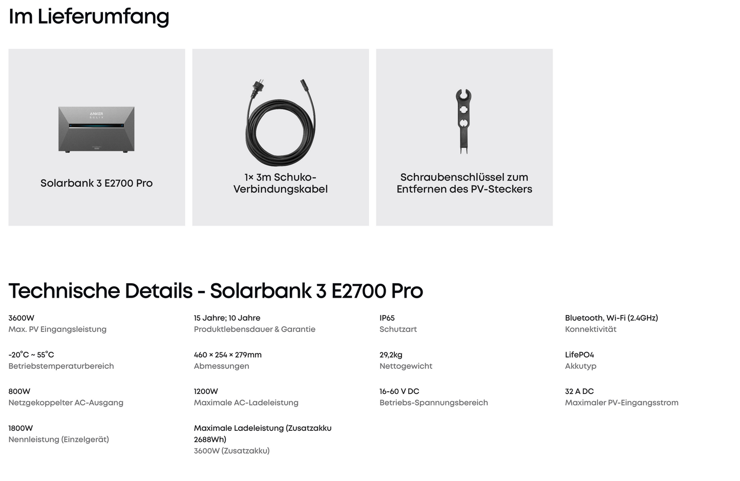 ANKER SOLIX Solarbank 3 E2700 Pro