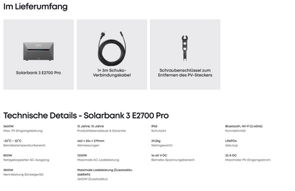 ANKER SOLIX Solarbank 3 E2700 Pro