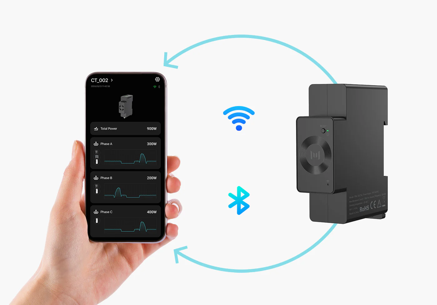 Marstek Smartmeter CT002 für MARSTEK Batteriespeicher