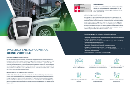 Heidelberg Amperfied Wallbox Energy Control 11 kW - 7,5m Ladekabel