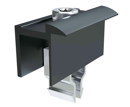 Endklemme Schwarz - 28-32mm