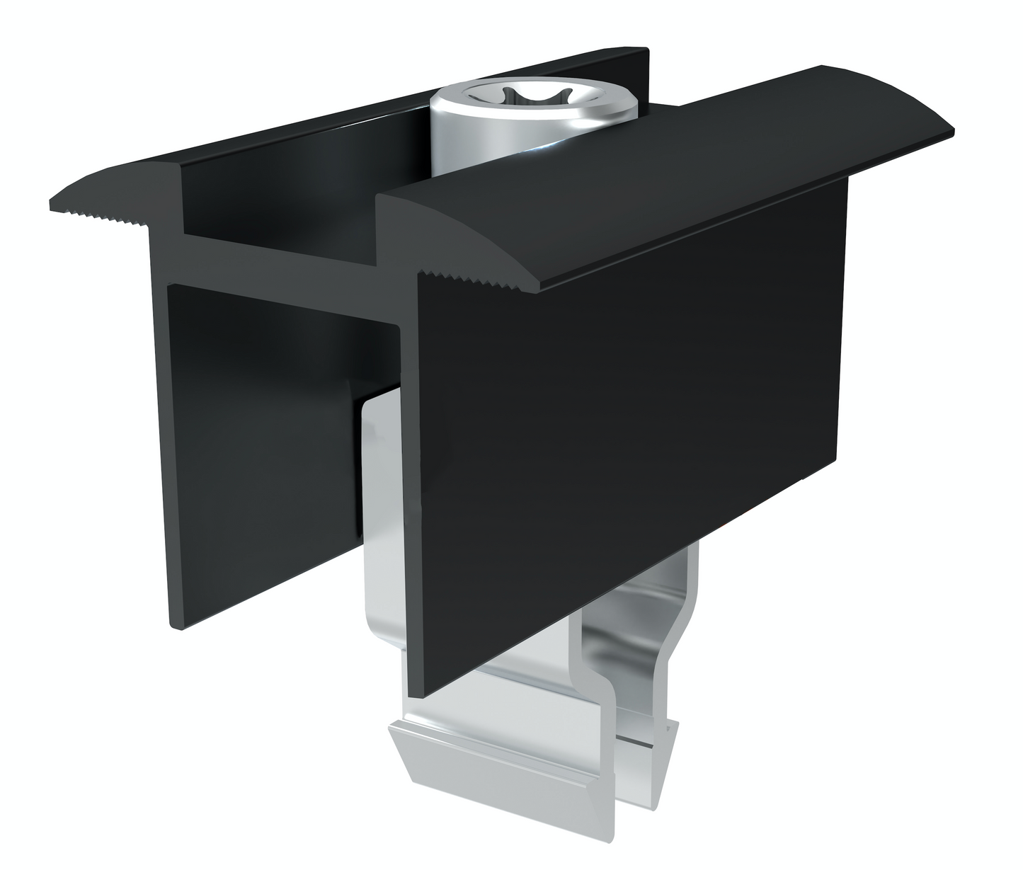 Mittelklemme Schwarz - 28-32mm