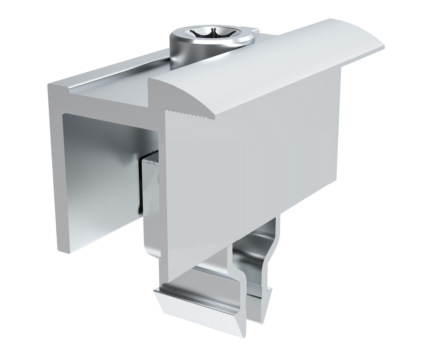 Endklemme Silber - 28-32mm