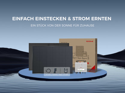 GoodWe suncake Serie - Tragbare Plug & Play Balkonkraftwerk 800W