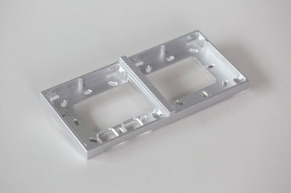 Montagerahmen 2-fach Silber 100489