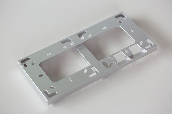 Montagerahmen 2-fach Silber 100489 2