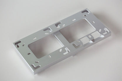 Montagerahmen 2-fach Silber 100489 2