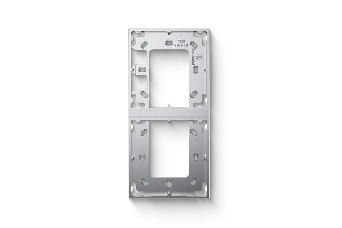 Montagerahmen 2-fach Silber 100489 4