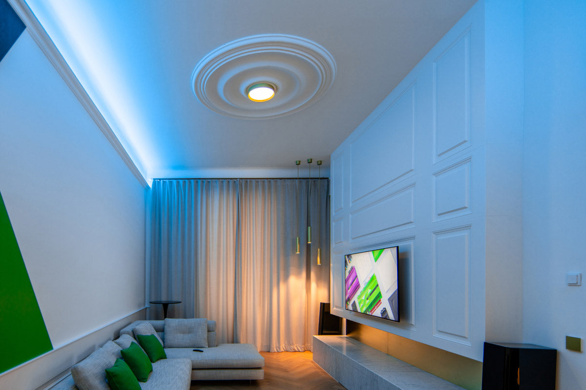 LED Ceiling Light RGBW Air Gold 100500 3