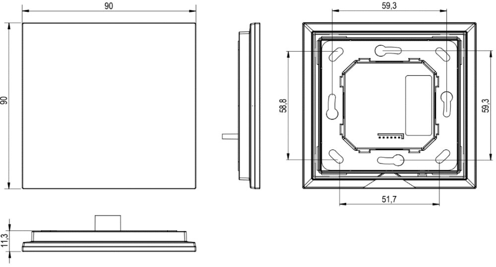 Touch Pure Classic for Nano Signalweiß 100661