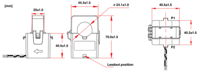 5A Stromwandler 200A 24mm (3 Stk.) 100679 4