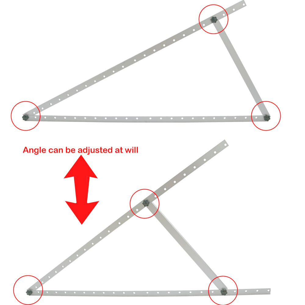 Halterung für Solarpanel Aufständerung 118 cm Flachdach PV Photovoltaik Modul