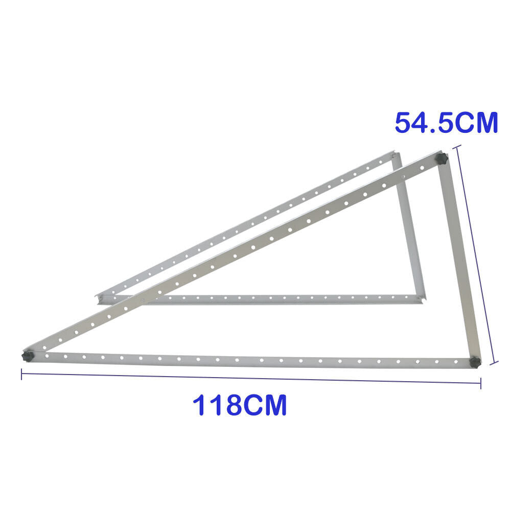 Halterung für Solarpanel Aufständerung 118 cm Flachdach PV Photovoltaik Modul